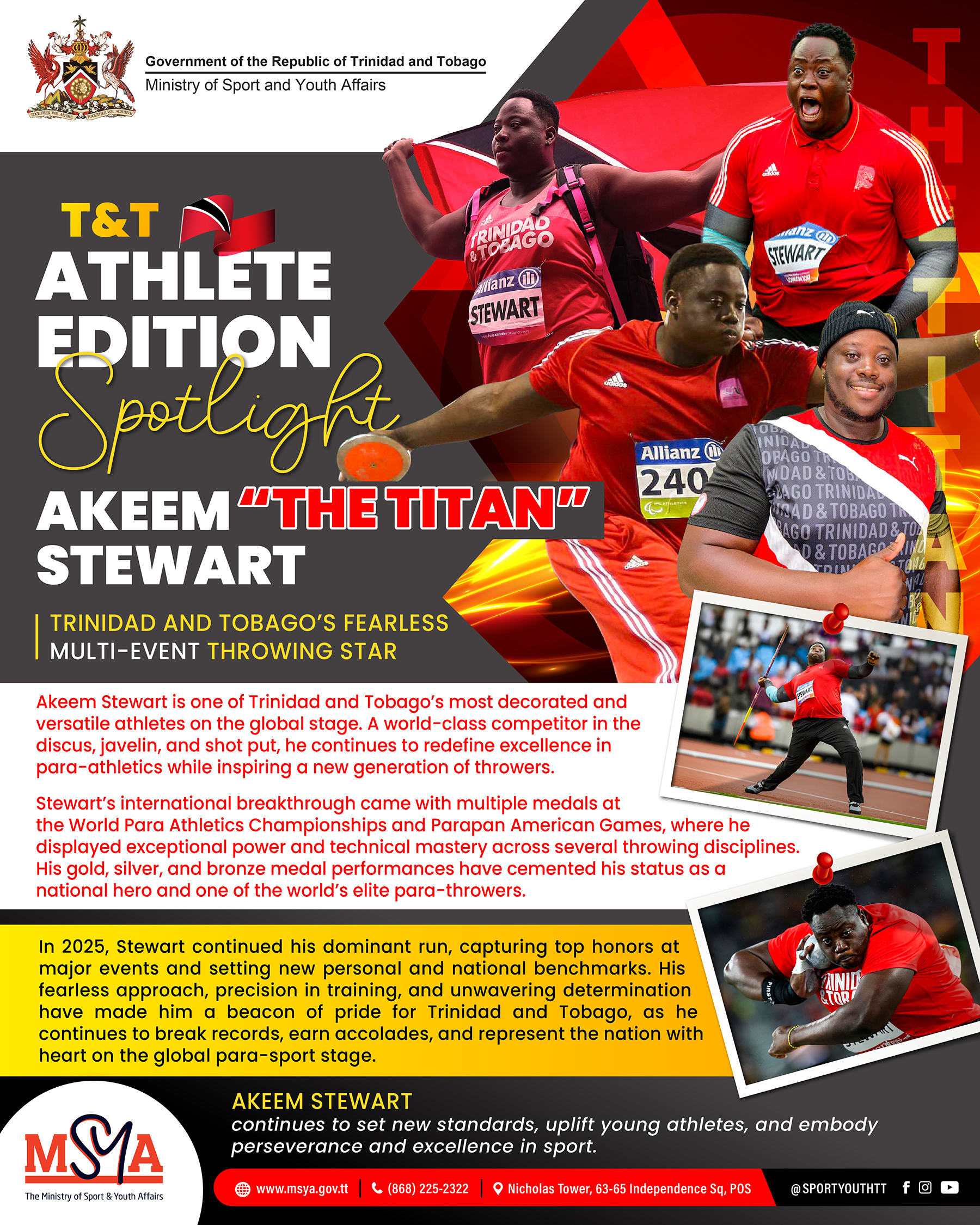 Akeem Stewart Mag ad