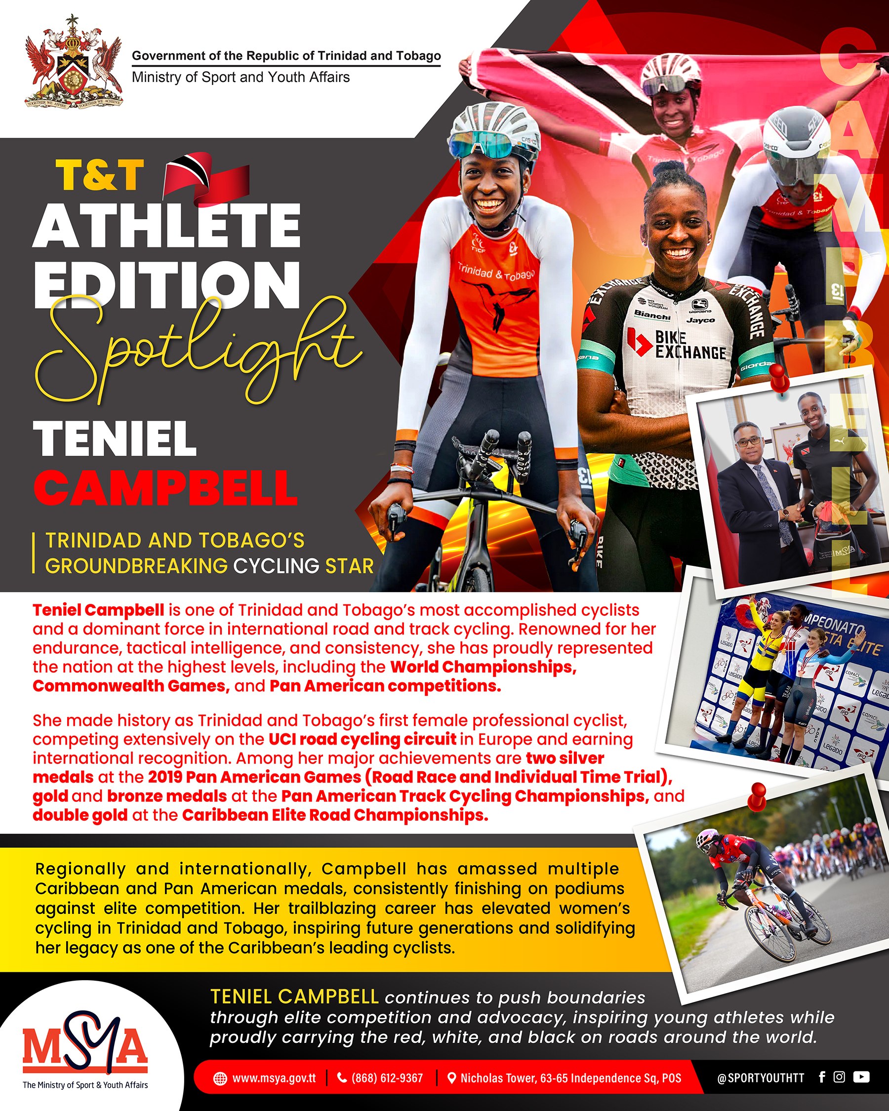 Teniel Campbell Mag ad
